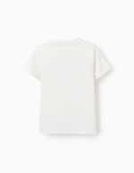 T-shirt pour Garçon 'Bleu', Blanc – Image 2