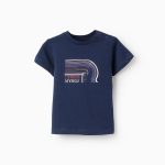 T-shirt à manches courtes bébé garçon 'Express Myself', bleu foncé