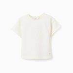 T-shirt en coton bébé fille 'La Belle Epoque', blanc