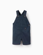Salopette sergée bébé garçon, bleu foncé