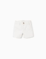 Short chino en sergé pour bébé garçon, beige