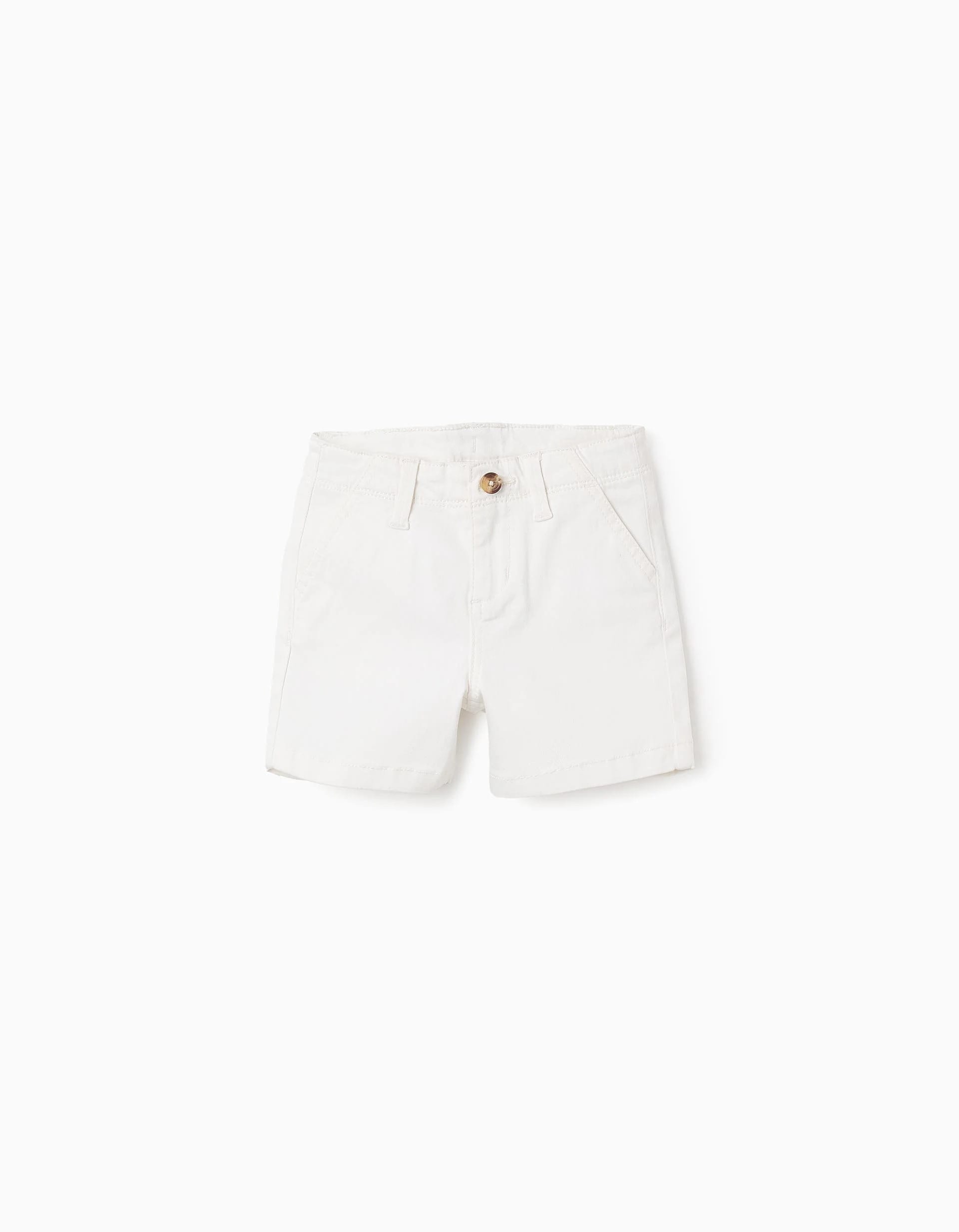 31071675021-0-1.jpg Short chino en sergé pour bébé garçon, beige – Image 1