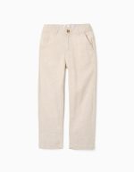 PANTALON CHINO LIN, BEIGE