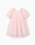 ROBE SS TULLE, ROSE CLAIR