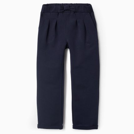 PANTALON POLAIRE, BLEU FONCÉ