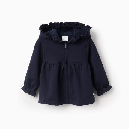 VESTE POLAIRE, BLEU FONCÉ