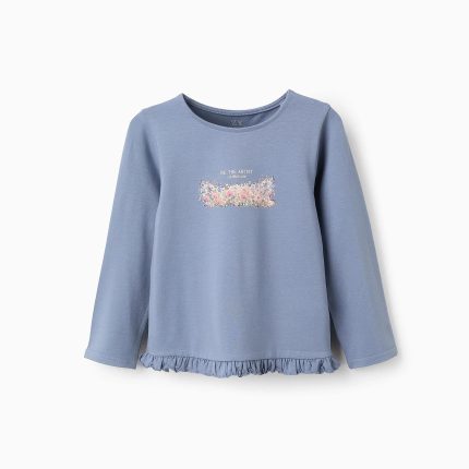 MAILLOT T-SHIRT ML, BLEU