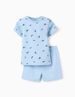Pyjama en coton à motif bébé garçon 'Dolphin', bleu