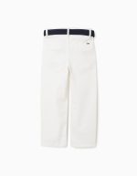 Pantalon chino en sergé blanc – Image 2