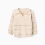 POLO EN COTON beige