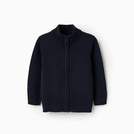 Gilet pour bébé garçon, bleu foncé