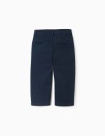 Pantalon chino en sergé pour bébé garçon, bleu foncé – Image 2