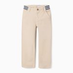 PANTALON CHINO SERGÉ BEIGE CLAIR