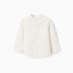 Chemise manches longues en lin MAO