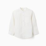 Chemise manches longues en lin MAO