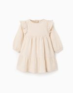 Robe Dobby à manches longues