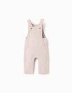 Salopette en velours côtelé pour nouveau-né garçon, beige clair