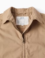 Blouson en sergé de coton avec poches pour garçon, beige foncé – Image 3