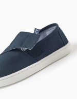 CHAUSSURE AVEC VELCRO, BLEU FONCÉ – Image 3