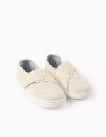 CHAUSSURE AVEC VELCRO BEIGE CLAIR – Image 2