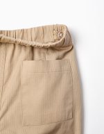 Pantalon baggy en coton facile à enfiler B&S pour bébé garçon, beige – Image 3