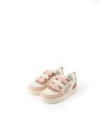 Baskets ZY Move bi-matière pour filles, blanches/roses – Image 2