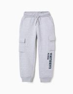 Joggers cargo avec imprimé pour garçons 'North Carolina', Grey