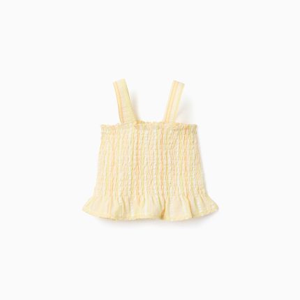 T-shirt pour enfants jaune manches courtes