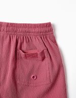 Short de bain avec cordon et poche pour bébé garçon, rose foncé – Image 3