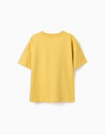 T-SHIRT SS MAILLOT JAUNE FONCÉ – Image 2