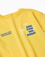 T-SHIRT SS MAILLOT JAUNE FONCÉ – Image 3