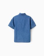 Chemise SS bleu denim clair – Image 2