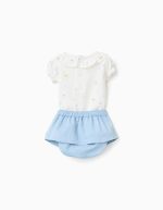 NB ENSEMBLE BODY BLOOMER BLEU CLAIR – Image 2