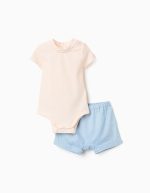 NB SET BODY SHORT BLEU CLAIR