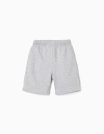SHORT EN POLAIRE GRIS CLAIR – Image 2
