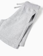 SHORT EN POLAIRE GRIS CLAIR – Image 3