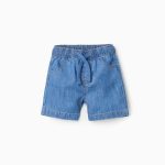 SHORT EN JEAN CLAIR BLEU