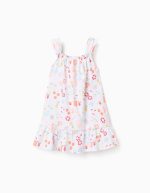 Robe SS AOP Jersey blanc