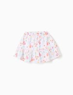 SKORT EN JERSEY BLANC