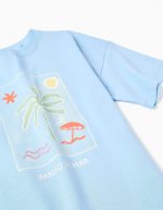 T-SHIRT SS JERSEY BLEU CLAIR – Image 3