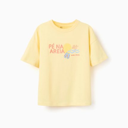 T-SHIRT SS JERSEY JAUNE CLAIR
