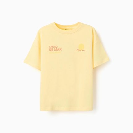 T-SHIRT SS JERSEY JAUNE CLAIR