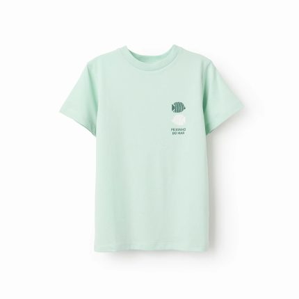 T-SHIRT SS MAILLOT VERT CLAIR