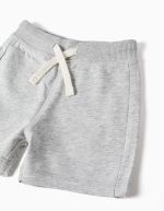 SHORT EN POLAIRE GRIS CLAIR – Image 3