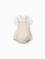 ENSEMBLE BODY SS SHORT BLANC