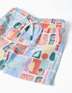 Short de bain AOP PES orange foncé – Image 3