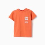 T-SHIRT SS JERSEY ORANGE FONCÉ
