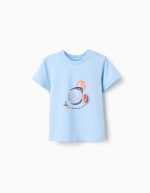 T-SHIRT SS MAILLOT BLEU CLAIR