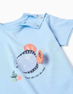 T-SHIRT SS MAILLOT BLEU CLAIR – Image 3