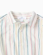 Chemise SS en coton blanc – Image 3